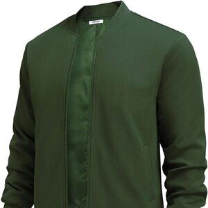 COOFANDY Men's Lightweight Bomber Jacket Full Zip Casual  Size L